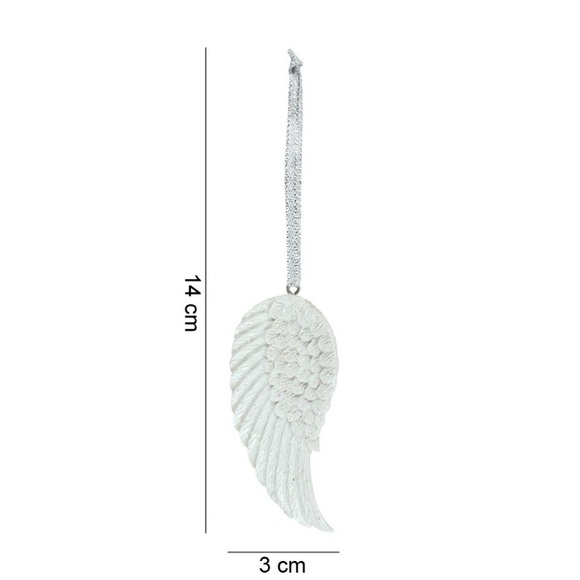 4/10$ NEW Glittery Angel Wing Ornament - Picture 5 of 8